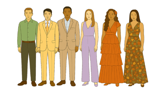 Guest attire lineup